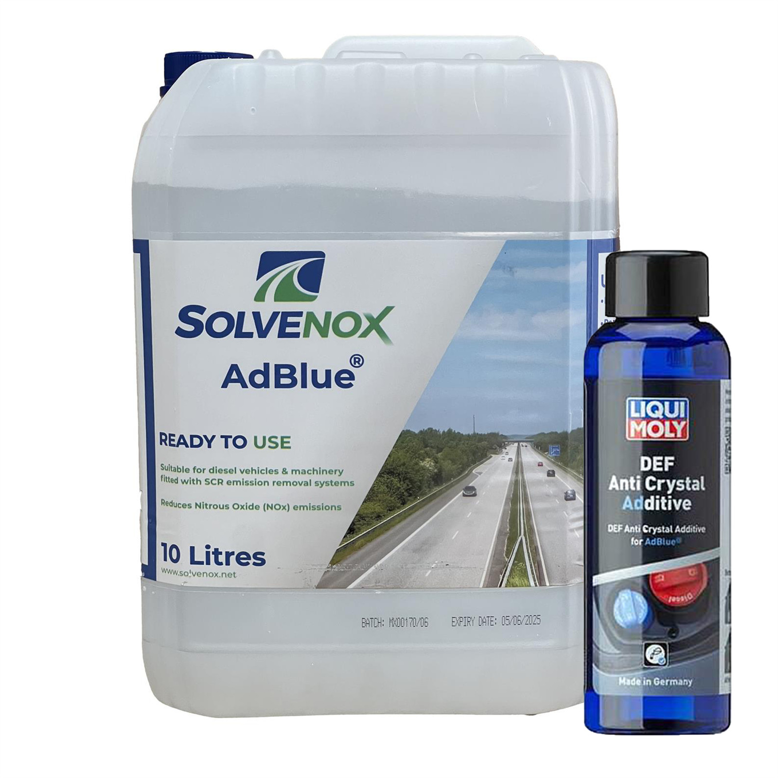 AdBlue With Spout 10L Car Fuel Additive +AdBlue Anti Crystal Additive