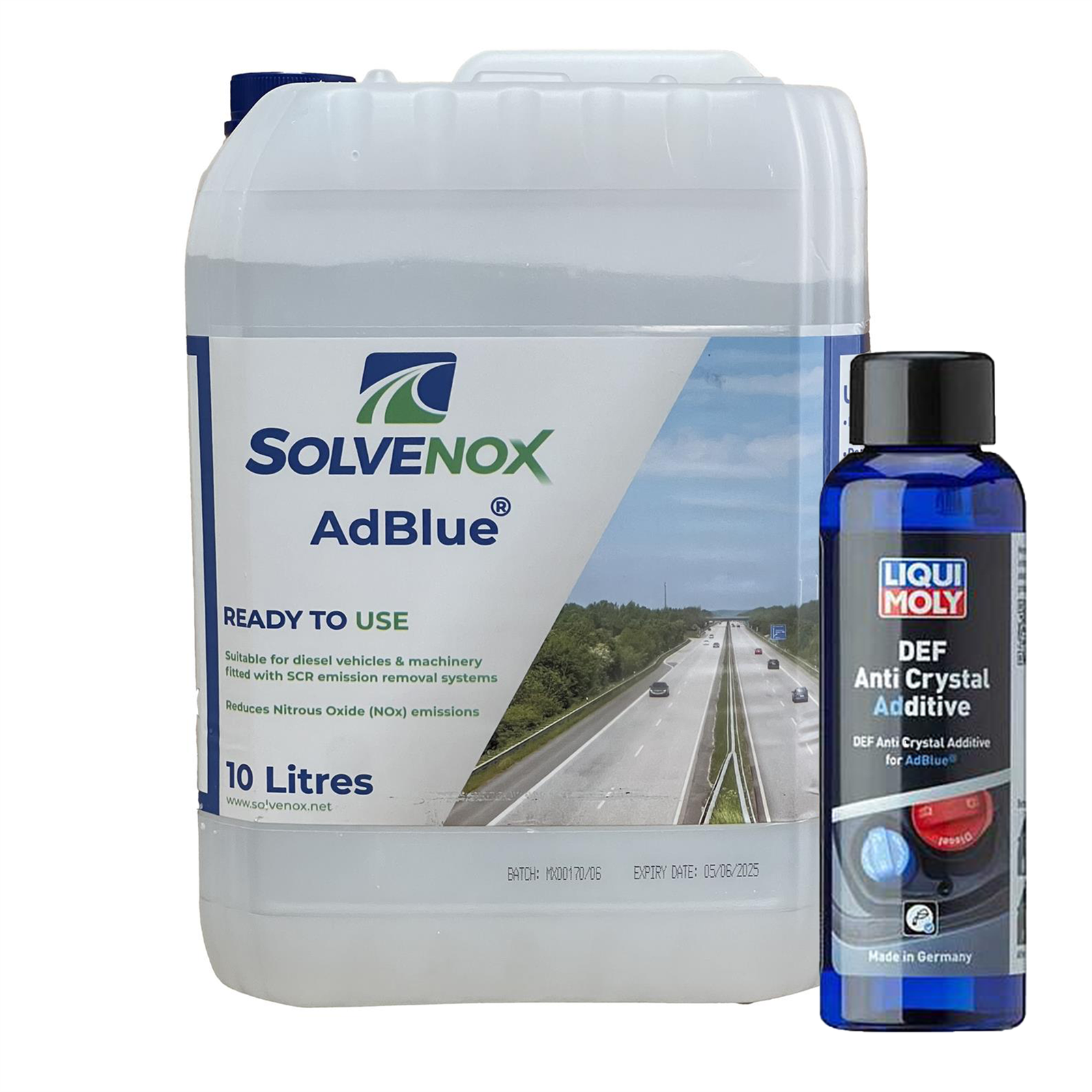 AdBlue With Spout 10L Car Fuel Additive +AdBlue Anti Crystal Additive