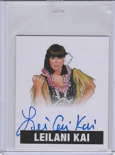 Autographed Leilani Lai Leaf  card