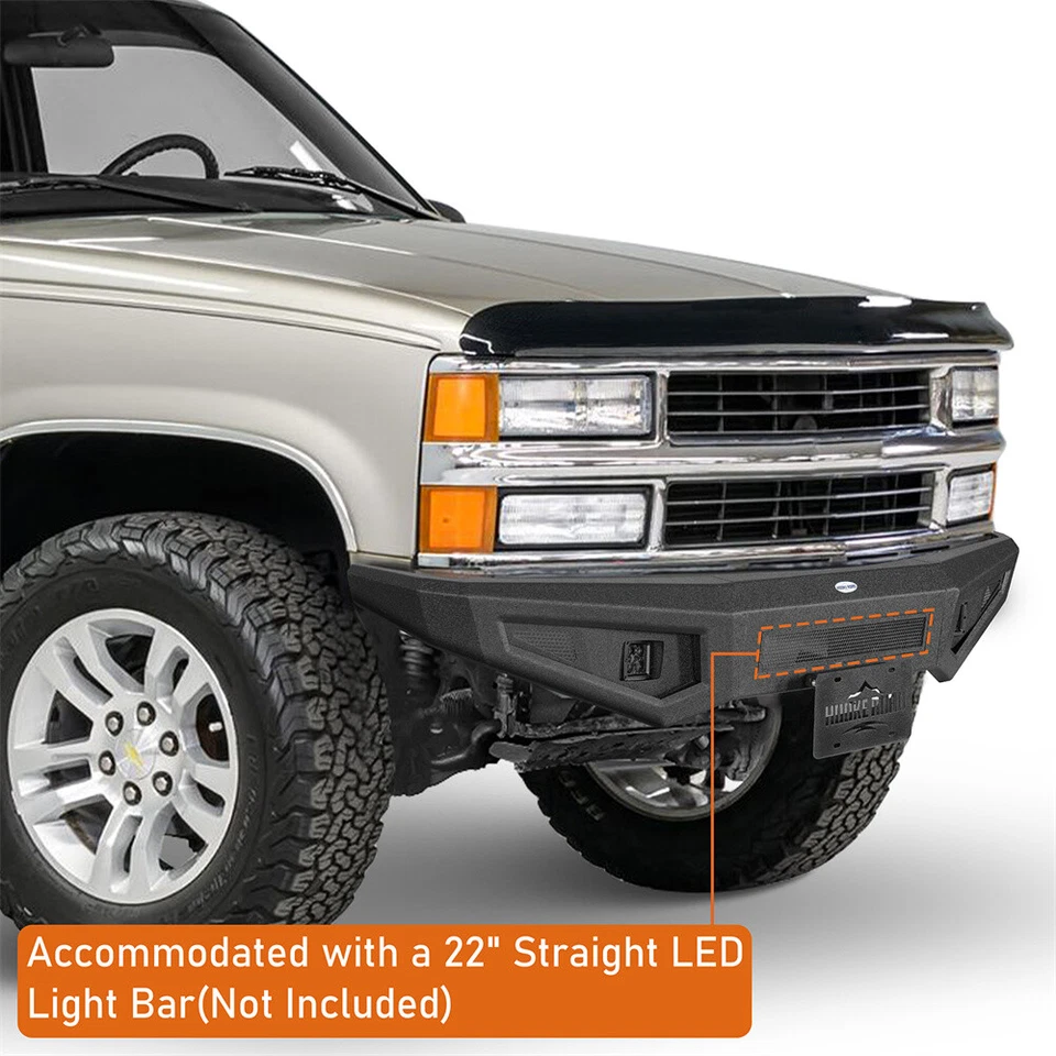 Front Bumper / Rear Bumper Fit 1988-1998 Chevrolet GMC Sierra C/K 1500 2500 3500 - Image 3 of 4