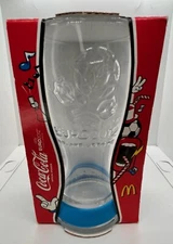 Coca-Cola Glass UEFA EURO 2012 Poland Ukraine Blue Band - Promotional McDonalds