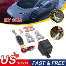 Car Battery Switch Disconnect Power Kill Master Isolator Cut Off Remote Control