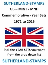 CHEAP MINT Commemoratives - MNH Commemorative Year Sets 1971 to  2008