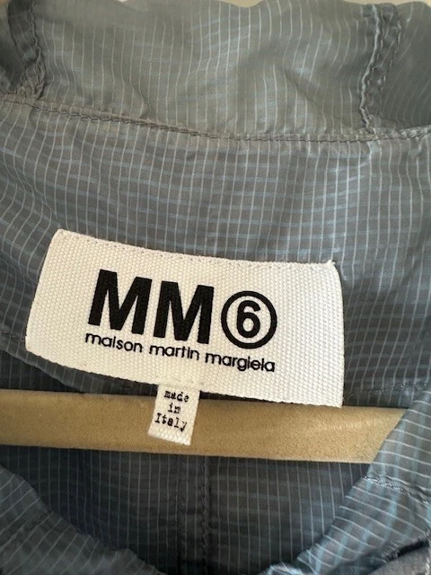 MAISON MARGIELA CAPPOTTO LEGGERO TASCABILE MM6 MAISON MATTIN MARGIELA COULISSE CAPPUCCIO HE Taglia 44