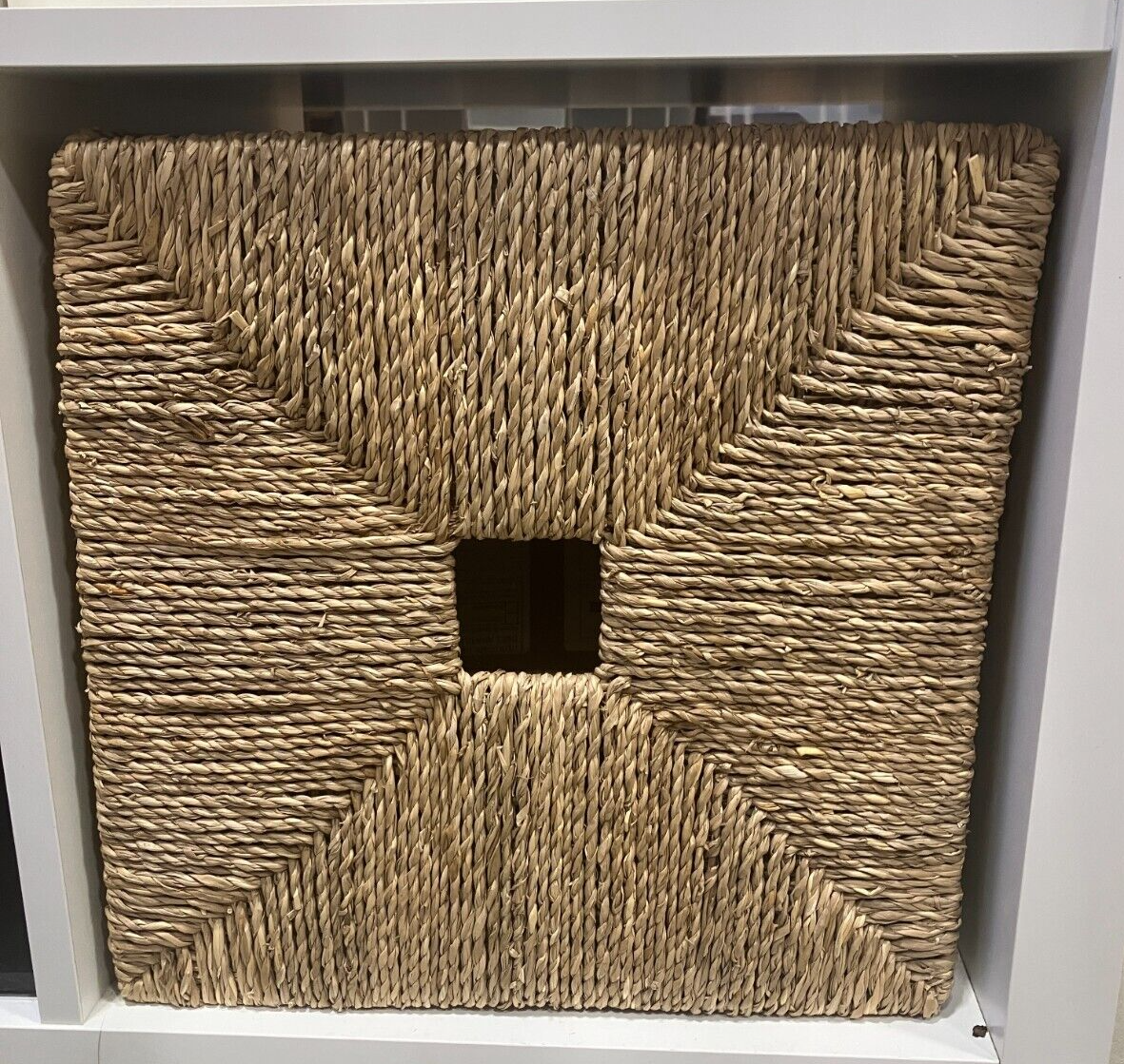 Lot of 3 - Ikea KNIPSA Basket Decorative Box Seagrass 12½ x 13 x