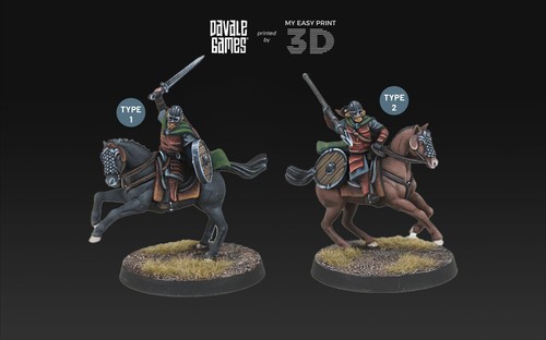 West Riders - Mounted Davale Games 3D Printed With High Quality Resin - Picture 12 of 17