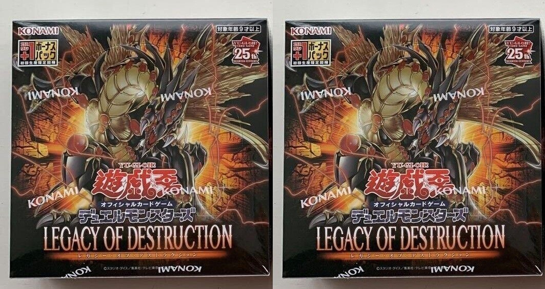 遊戯王OCG LEGACY OF DESTRUCTION 2box Yu-Gi-Oh! Legacy of Destruction Retail Box LEGACY OF