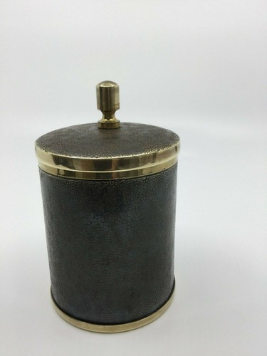 Bauhaus Design Deckeldose Box Brass Hans Przyrembel Messing Art Deco Dose .