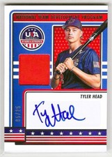 Tyler Head NTDP-TH Prime Auto Patch 05/25 2023 Panini USA Baseball Stars