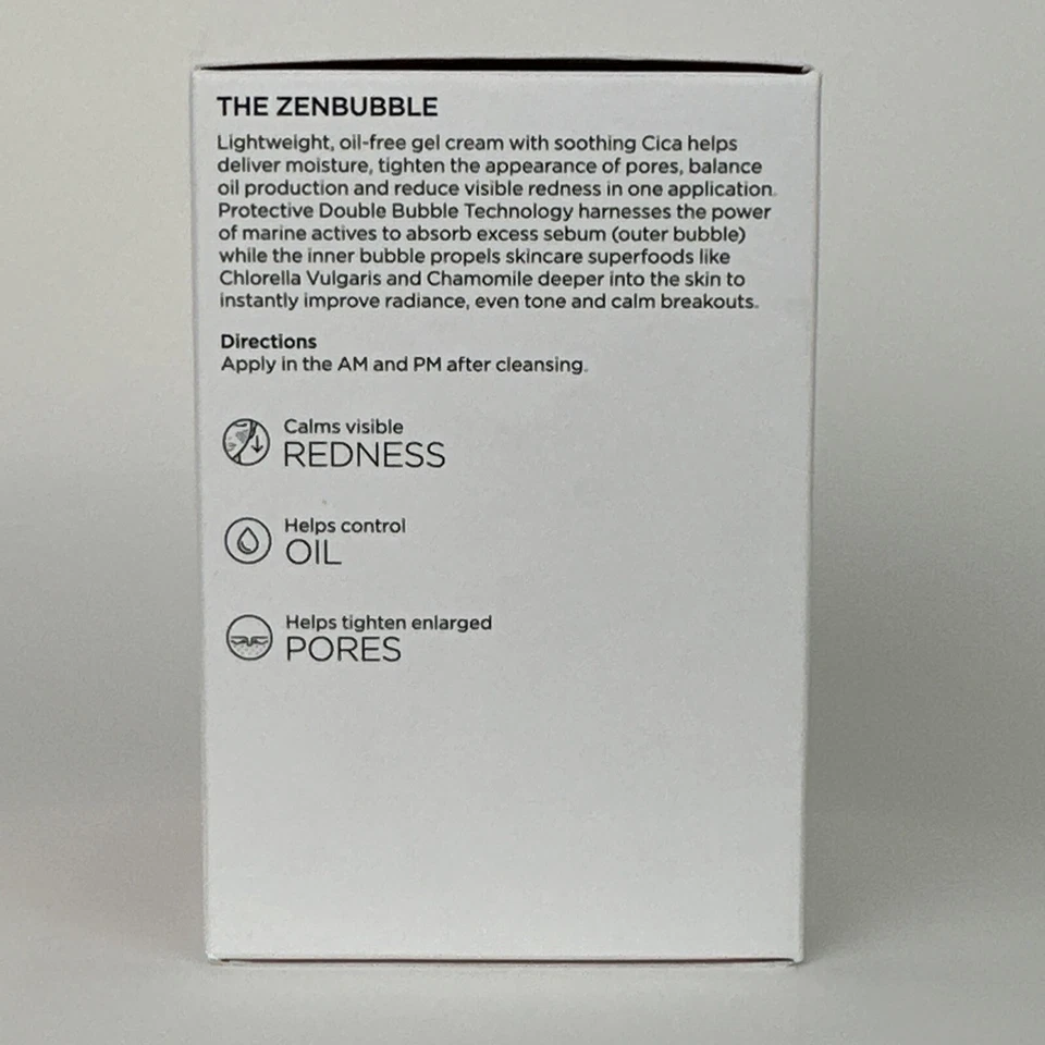 SEALED Beauty Bio The Zenbubble Gel Cream 3.4 Oz  Fast Ship - Image 2 of 4