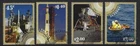NEW ZEALAND TOKELAU 2019 MOON LANDINGS  SET OF 4 FINE USED