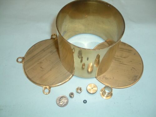 Model Hit & miss Gas engine Brass Fuel Tank  Kit 3-1/2" Diameter 3" tall liner - Picture 1 of 1