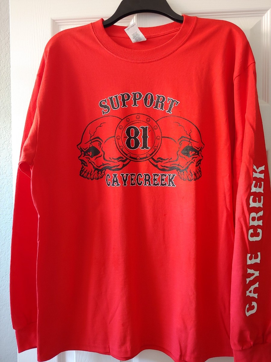 Hells Angels Cave Creek Support 81- Mens - 2SKULLS Long
