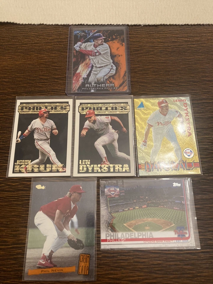 IMPRESIONANTE Lote Estrellas de los Filis de Filadelfia + HOFers - Autos RC #d, Etc ~50 Tarjetas Foto 2 de 4