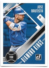 2018 Donruss Baseball JOSE BAUTISTA DIAMOND KINGS - TORONTO BLUE JAYS - #7