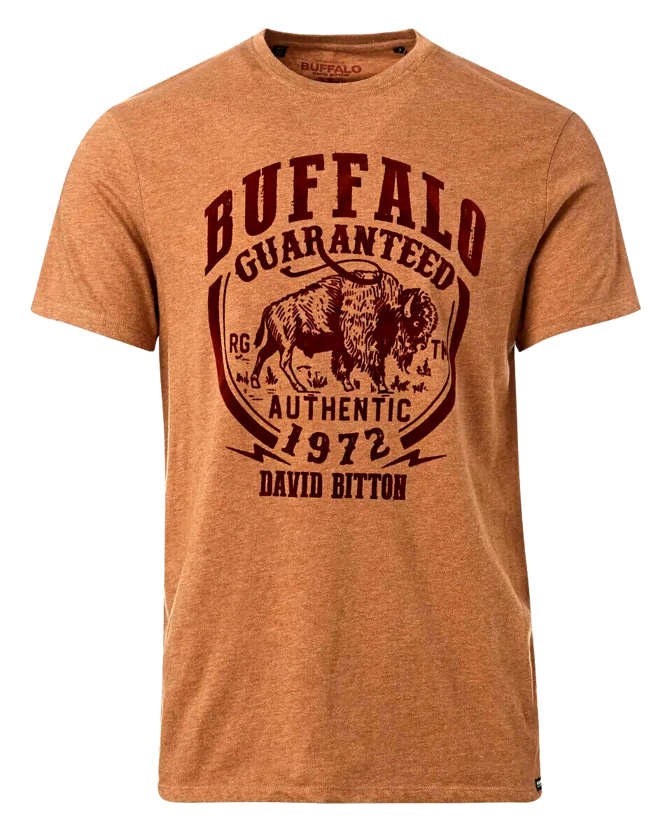 Buffalo David Bitton T-shirt Mens Tisout Vintage Buffalo logo