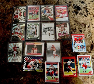 kansas city chiefs Card Lot.  Mahomes, Kelce, Rookies, Die Cut More