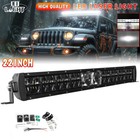 22" inch Laser 2-Row Osram LED Light Bar Driving Offroad Work Lamp UTE LUX@1586M