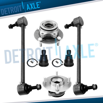 Front Wheel Bearing Hubs Kit fit for 2007 - 2012 Nissan Versa Cube 4-Wheel ABS