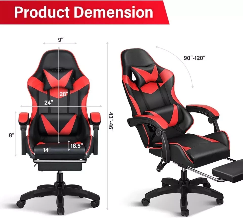 Silla Gaming SR-1  - Comodidad Ergonómica, Diseño Moderno - Imagen 3 de 4