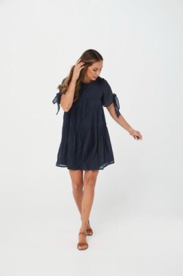 Kaja Clothing, Women's Clothing, Bambi Dress Navy XS-XXL