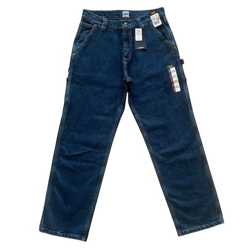 Lee Men's Flex Cotton Legendary Workwear Loose Fit Straight Leg Carpenter Jeans - Picture 2 of 57