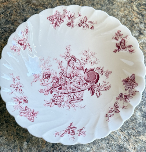 2 BOUNTIFUL BERRY / DESSERT BOWL 5" Diameter MYOTT English Staffordshire Ware - Picture 3 of 10