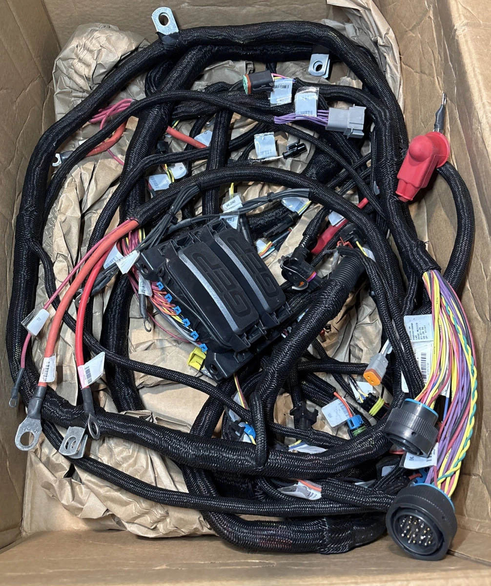 CNH CASE 47857130 Engine & Rear Chassis Wiring Harness OEM NEW photo 1