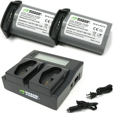 Wasabi Power Battery 2-Pack and Dual Charger for Canon LP-E19