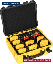 Case for Dewalt 20V Max Battery: Large Waterproof Hard Cases for Dewalt 20V/12V/