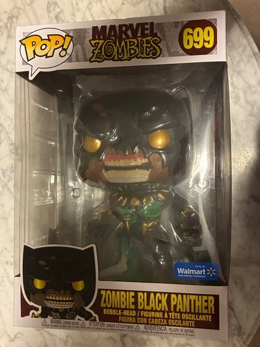 Funko Pop! Marvel Zombies: Zombie Black Panther Walmart Exclusive Jumbo #699