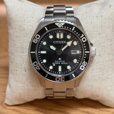 Citizen Promaster BN0261-51E Solar Quartz Black Dial Wristwatch