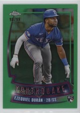 2023 Topps Chrome Youthquake Green Refractor 98/99 Ezequiel Duran Durán 4f5