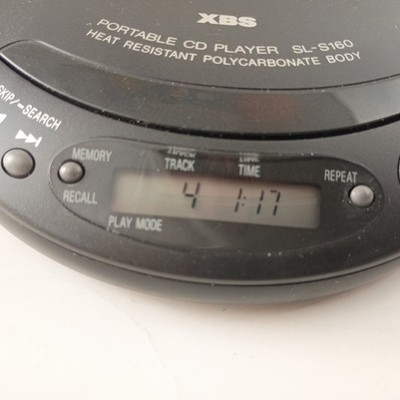 Panasonic SL-S160 Portable CD Player MARLBORO MASH XBS Vintage