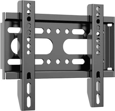 TV Wall Mount Fixed Monitor Bracket for Most 14-42" Flat Curved Screen 19 24 ...