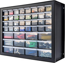 44 Drawer Tool Organizer Storage Cabinet Small Parts Screws Nuts Craft