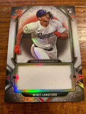 2024 Topps Triple Threads - Single Jumbo Relic Wyatt Langford #SJR-LANG2 /48 RC