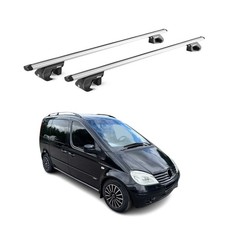 Dachtr&auml;ger Grundt&auml;ger f&uuml;r Mercedes Vaneo W414 2002-2005 5t&uuml;r 90kg Alu ABE Silber