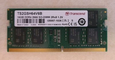 Transcend 16GB 2枚DDR4 2666MHz SO-DIMM Transcend 16 GB Ram DDR4 2666Mhz SO-DIMM 2Rx8 1.2V Laptop Ram | eBay