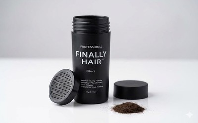 Finally Hair empty shaker applicator bottle for hair fibers