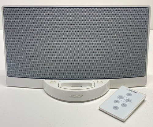 Bose SoundDock White Digital Dock Station Music System Speaker With Remote