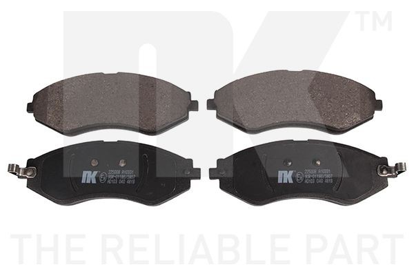 NK Bremsbelagsatz, Scheibenbremse 225008 FüR Chevrolet Daewoo-image