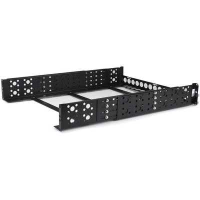 StarTech 2U Fixed 19'' Adjustable Depth Universal Server Rack Rails
