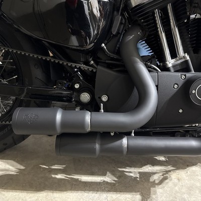 Vance & Hines Mini-Grenades 2-into-2 Exhaust System Black #46884