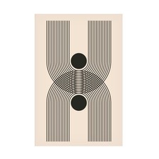 Trademark Fine Art Canvas Wall Art - jay stanley 'Black Boho Vibe Series 2' W...