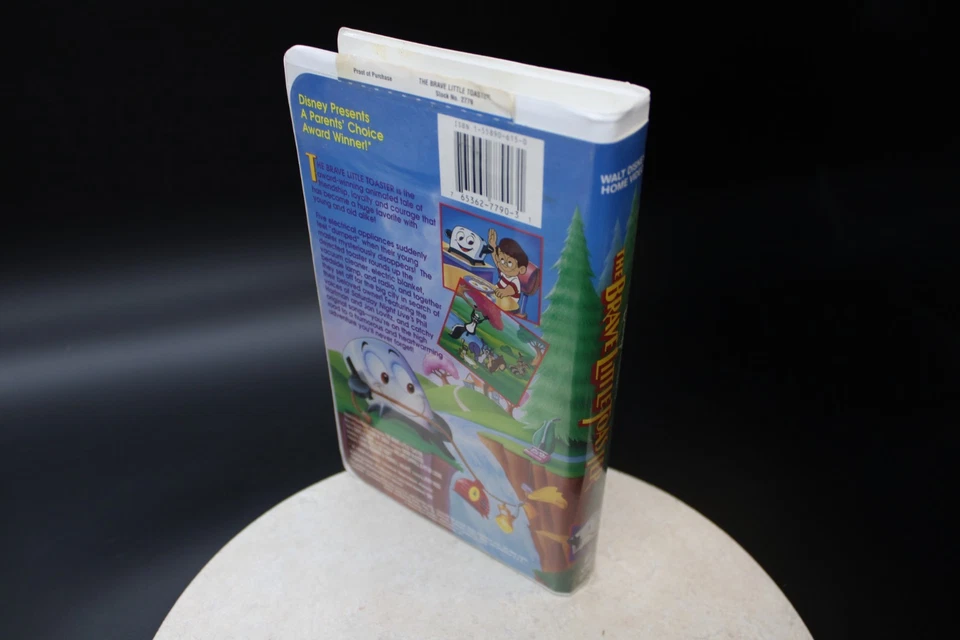 The Brave Little Toaster VHS 1998 Clamshell 1987 Musical Disney Jon Lovitz - Image 2 of 4