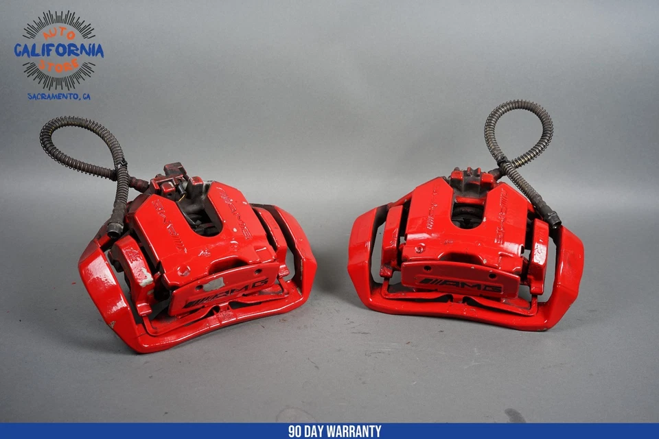 08-14 Juego de 2 pinzas de freno traseras izquierda y derecha mercedes w216 cl63 s65 amg OEM Foto 2 de 4