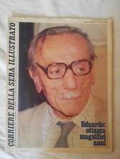 Corriere Della Sera Illustrato 11 1980 Eduardo De Filippo Monica Vitti Dorelli 