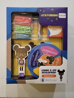 Brown Toy Box Maya Coding & App Development Kindergarden+ STEAM Kit NEW NIB
