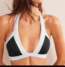 NWT Boden Los V Panel Bikini Top US Size 8